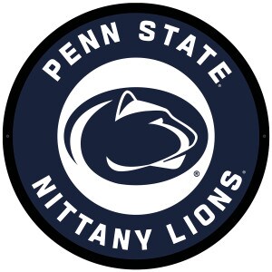 LED sign Penn State Nittany Lions encircling Athletic Logo